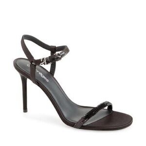Courreges Women's Black Ac Stud Sequin Sandal